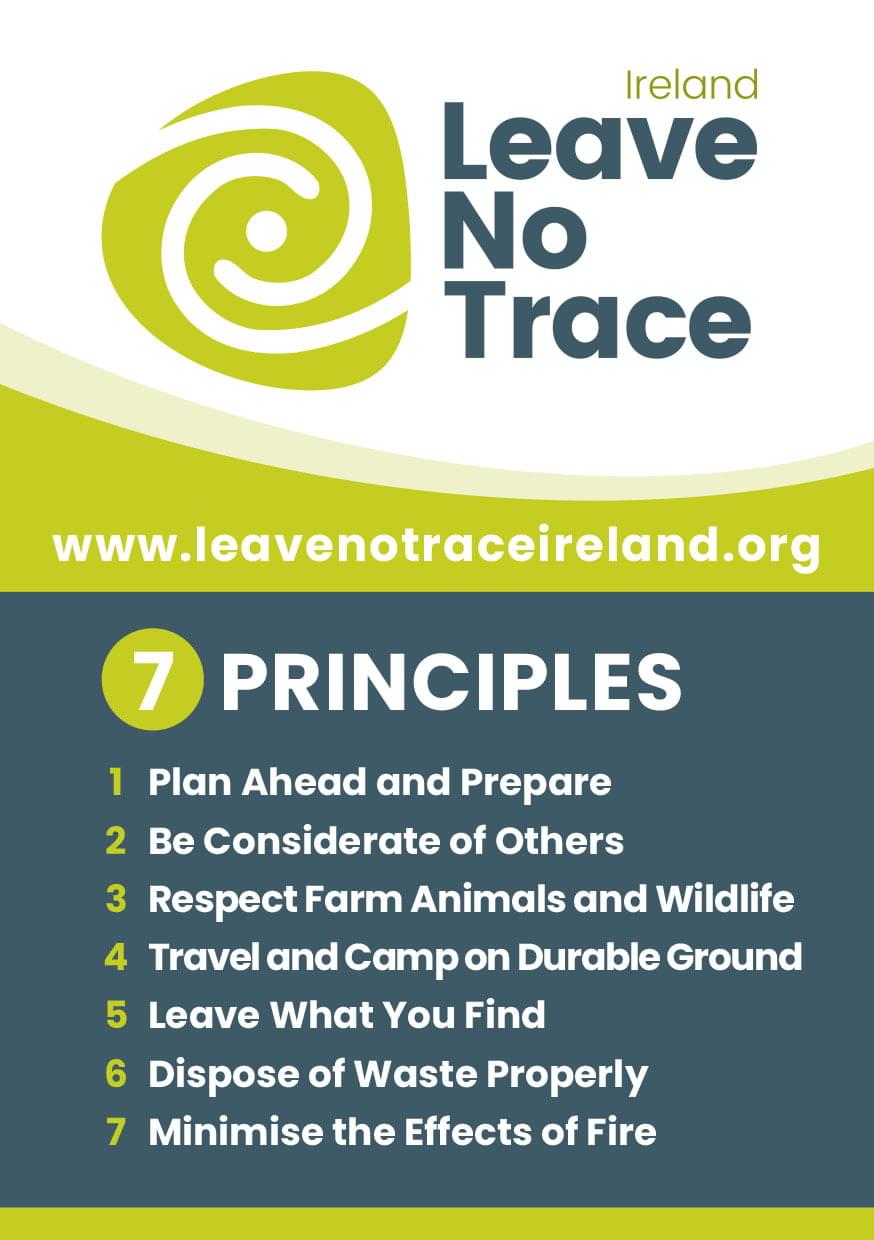 Leave No Trace Ireland 7 Principles Sticker